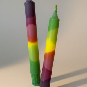 kahene küünlakomplekt "vikerkaar"
